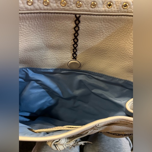 Cole Haan Village Grommet Pebble Leather Boho bag - Picture 9 of 10